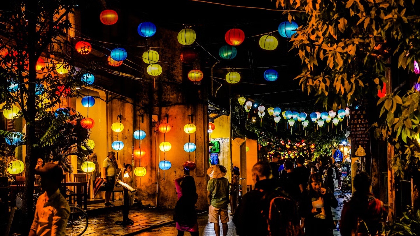 Full of lanterns about the streets of Old Town, Hoi An
