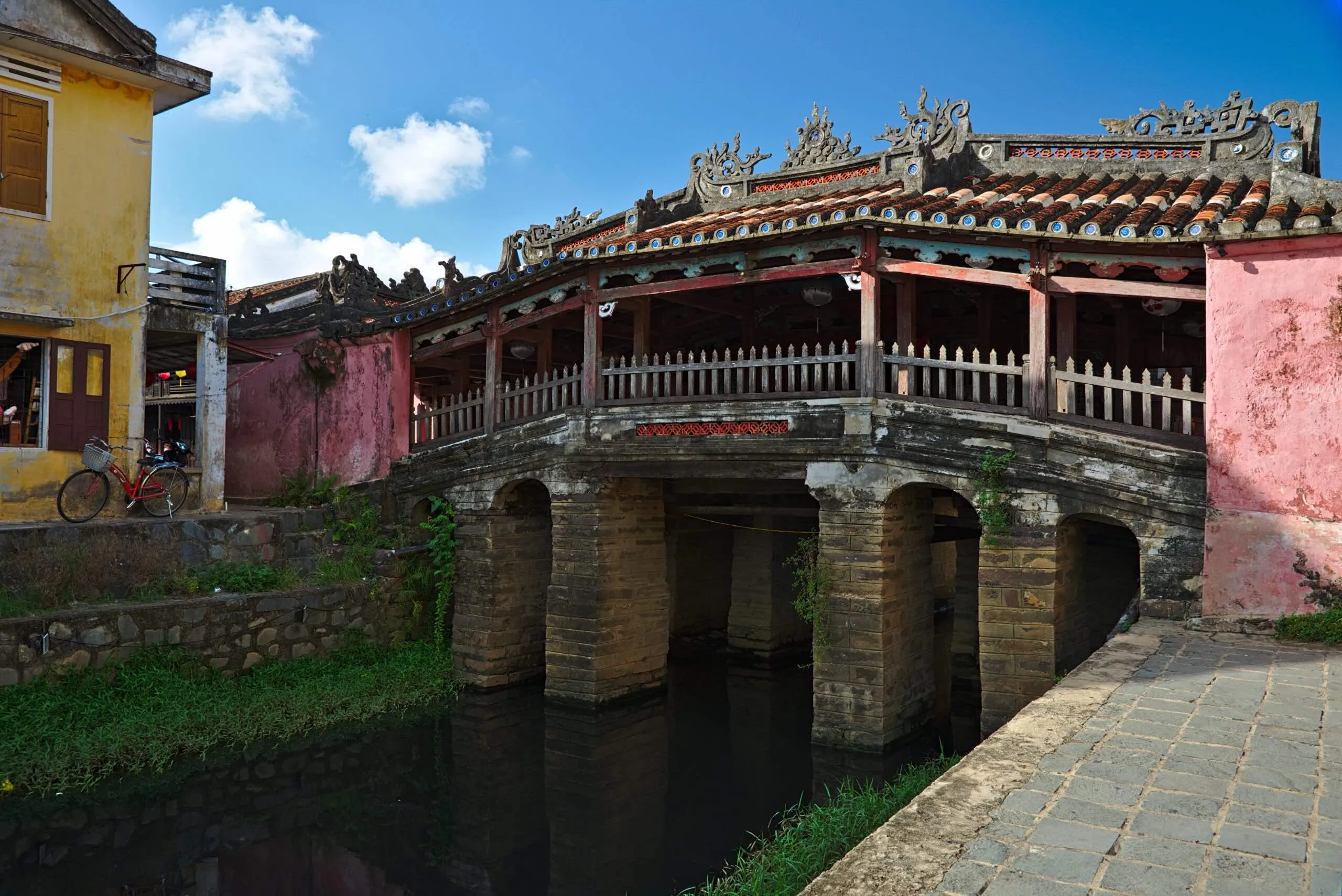 View of Chùa Cầu before renovation