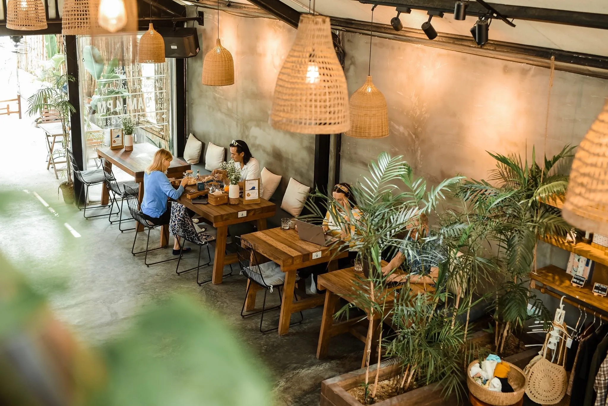 Indoor view of Nourish Eatery